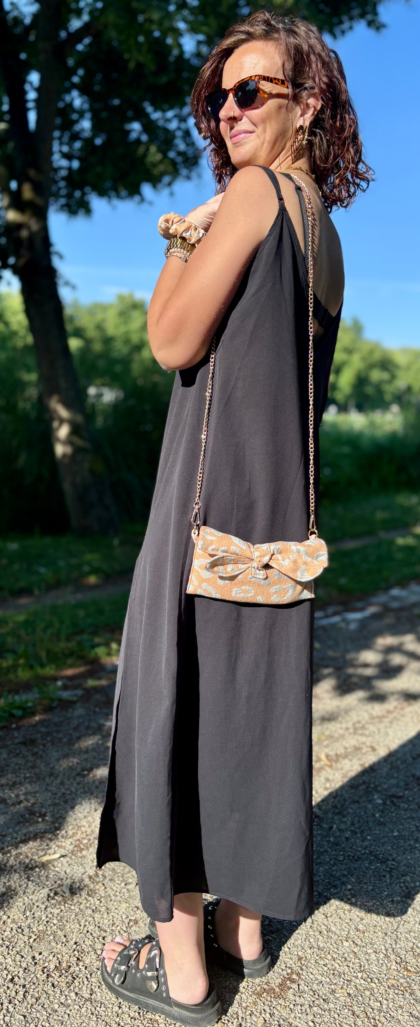 Pochette Alma léopard orange (édition ultra limitée)