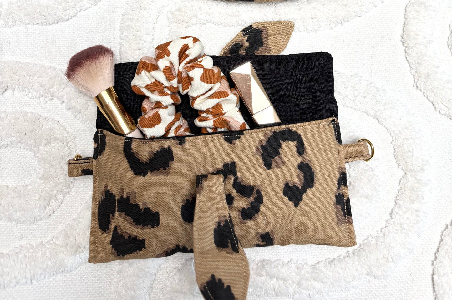 Pochette Alma leopard beige noir (édition ultra limitée)