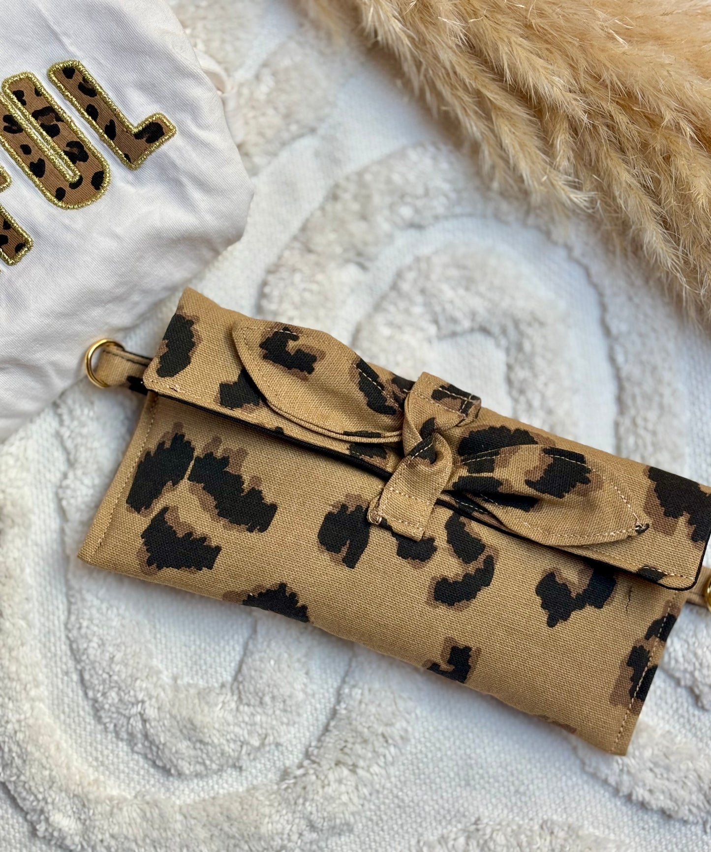 Pochette Alma leopard beige noir (édition ultra limitée)