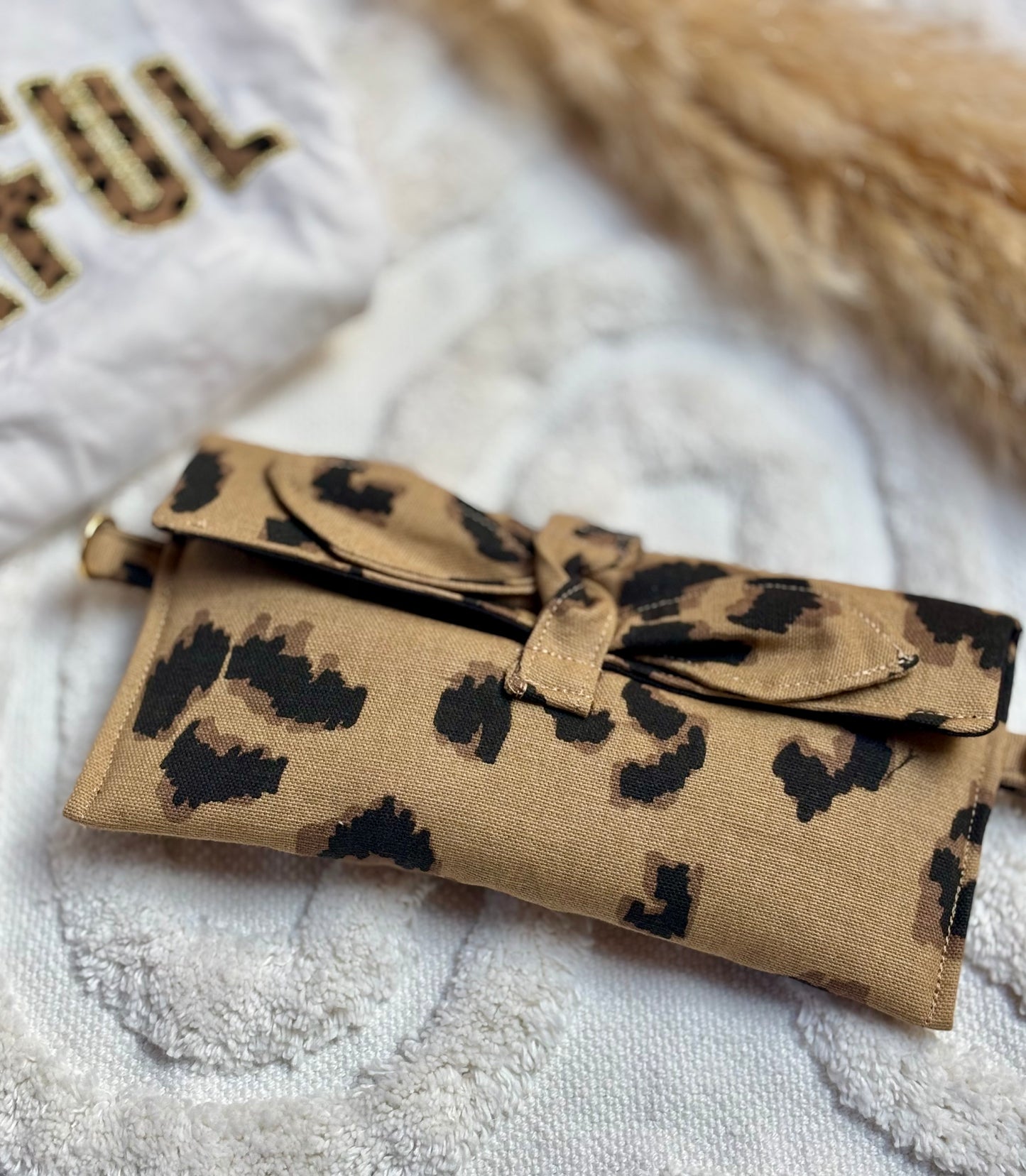 Pochette Alma leopard beige noir (édition ultra limitée)