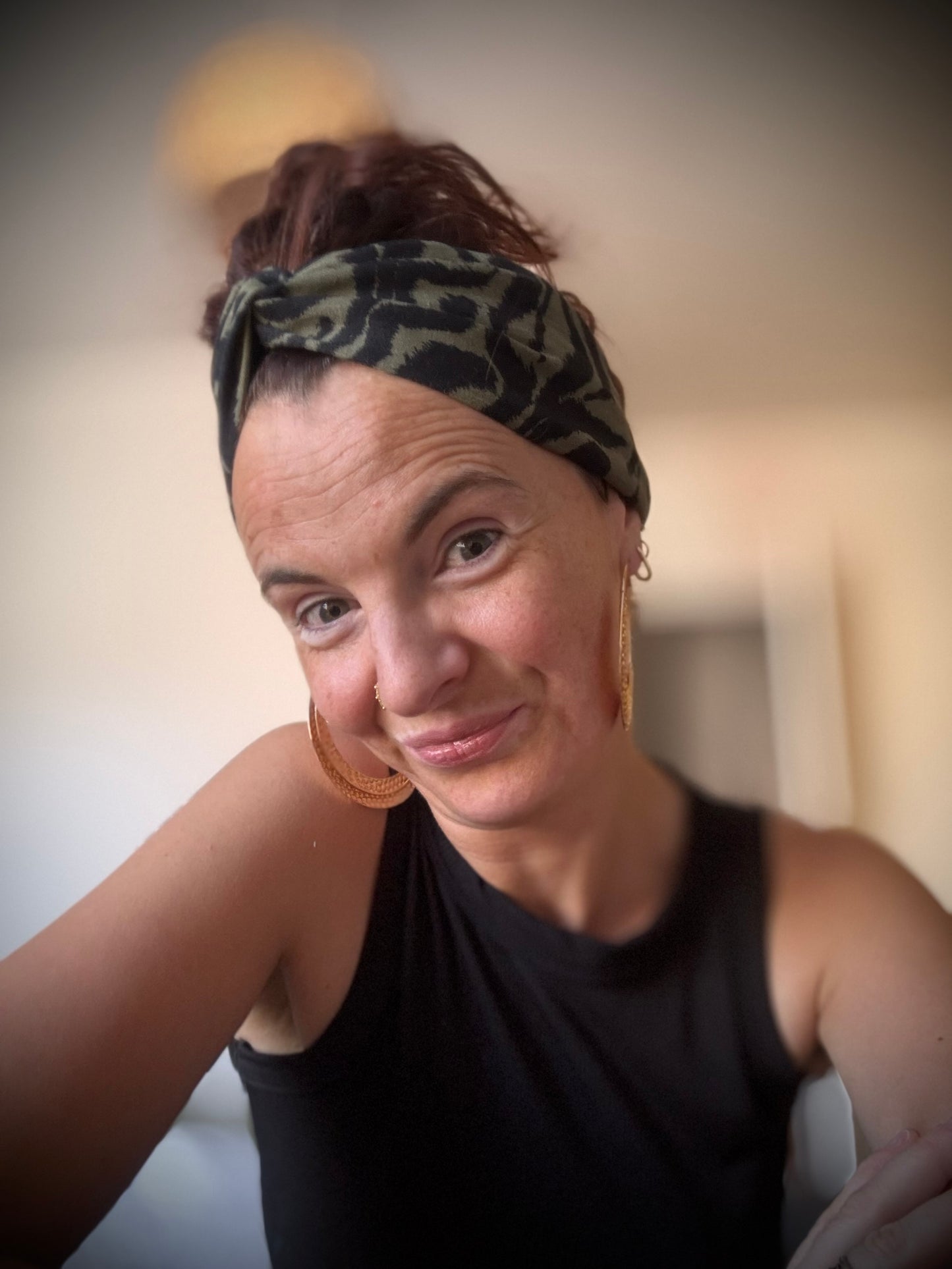 Indira léopard kaki