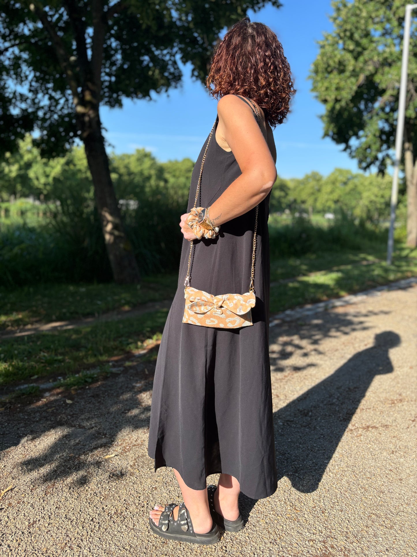 Pochette Alma léopard orange (édition ultra limitée)