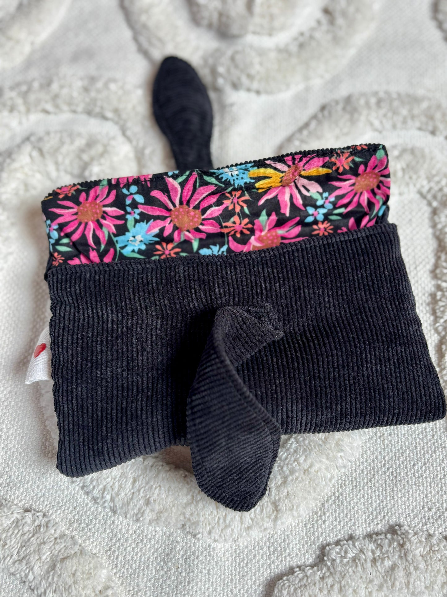 Pochette Alma velours cotelé