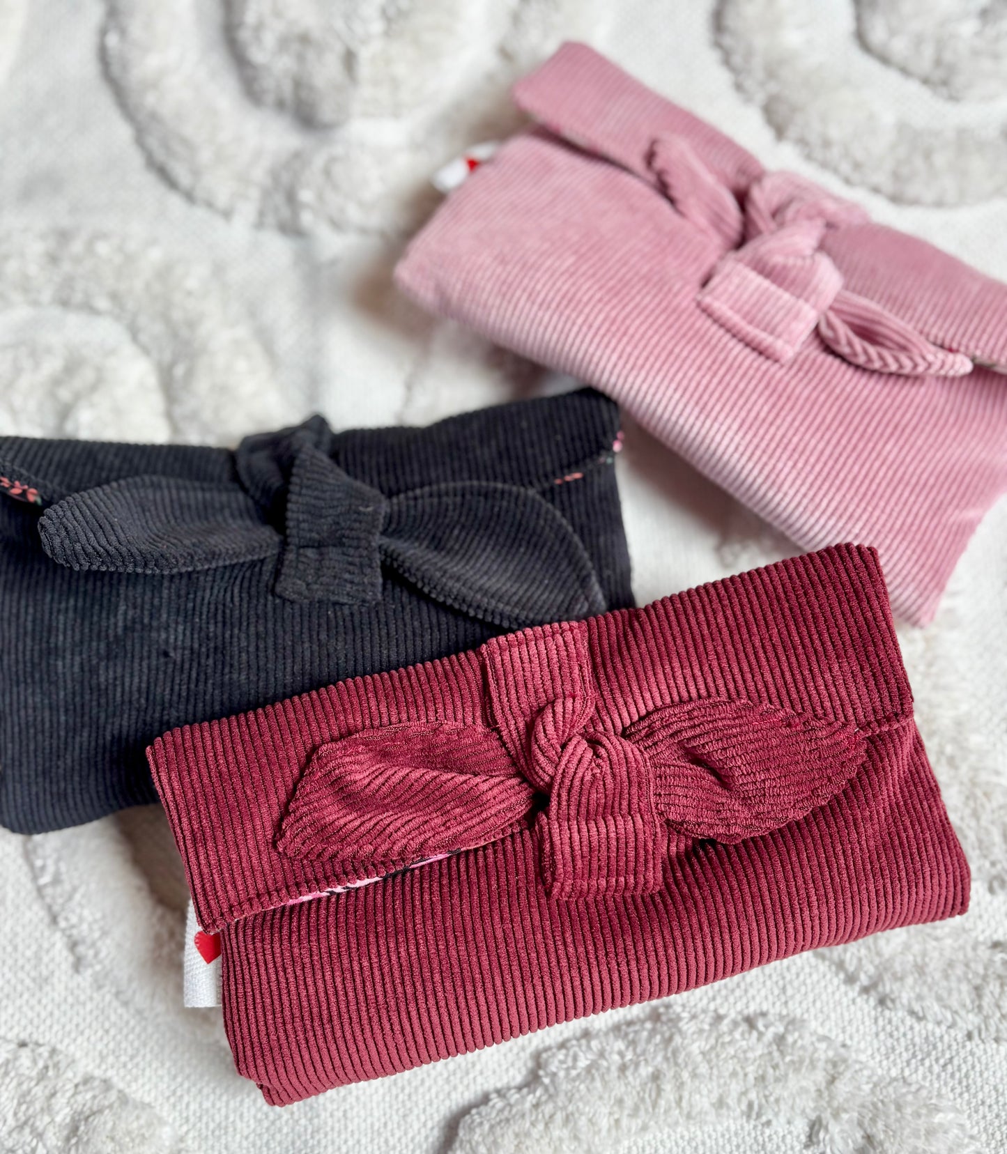 Pochette Alma velours cotelé