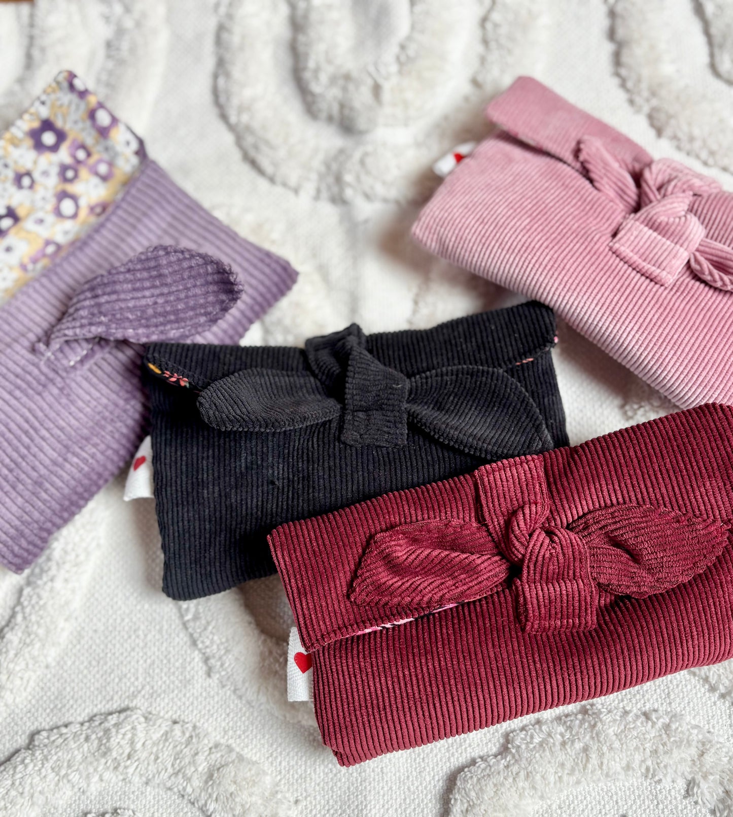 Pochette Alma velours cotelé