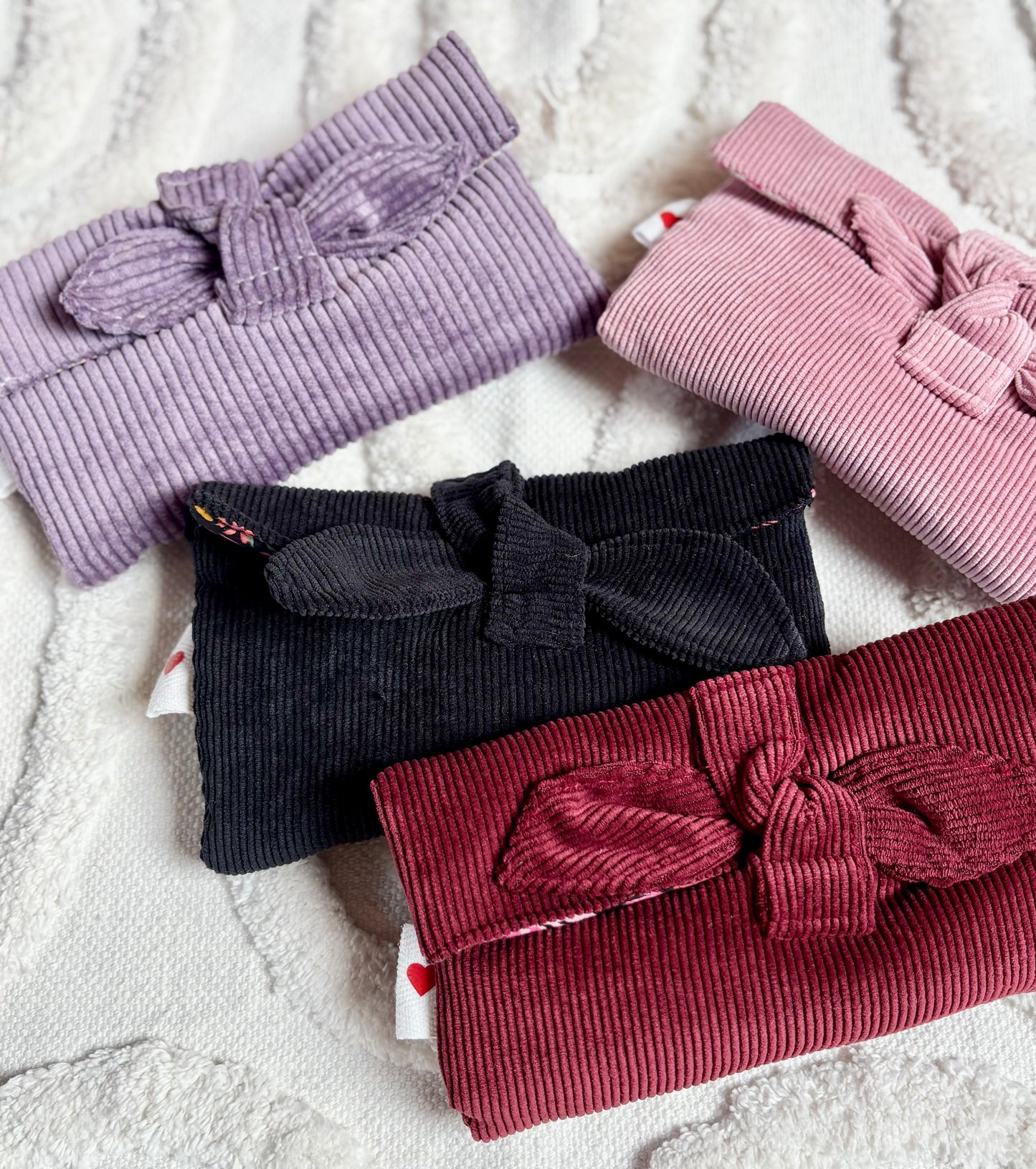 Pochette Alma velours cotelé