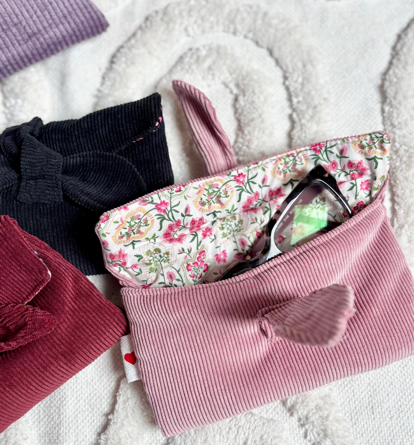 Pochette Alma velours cotelé