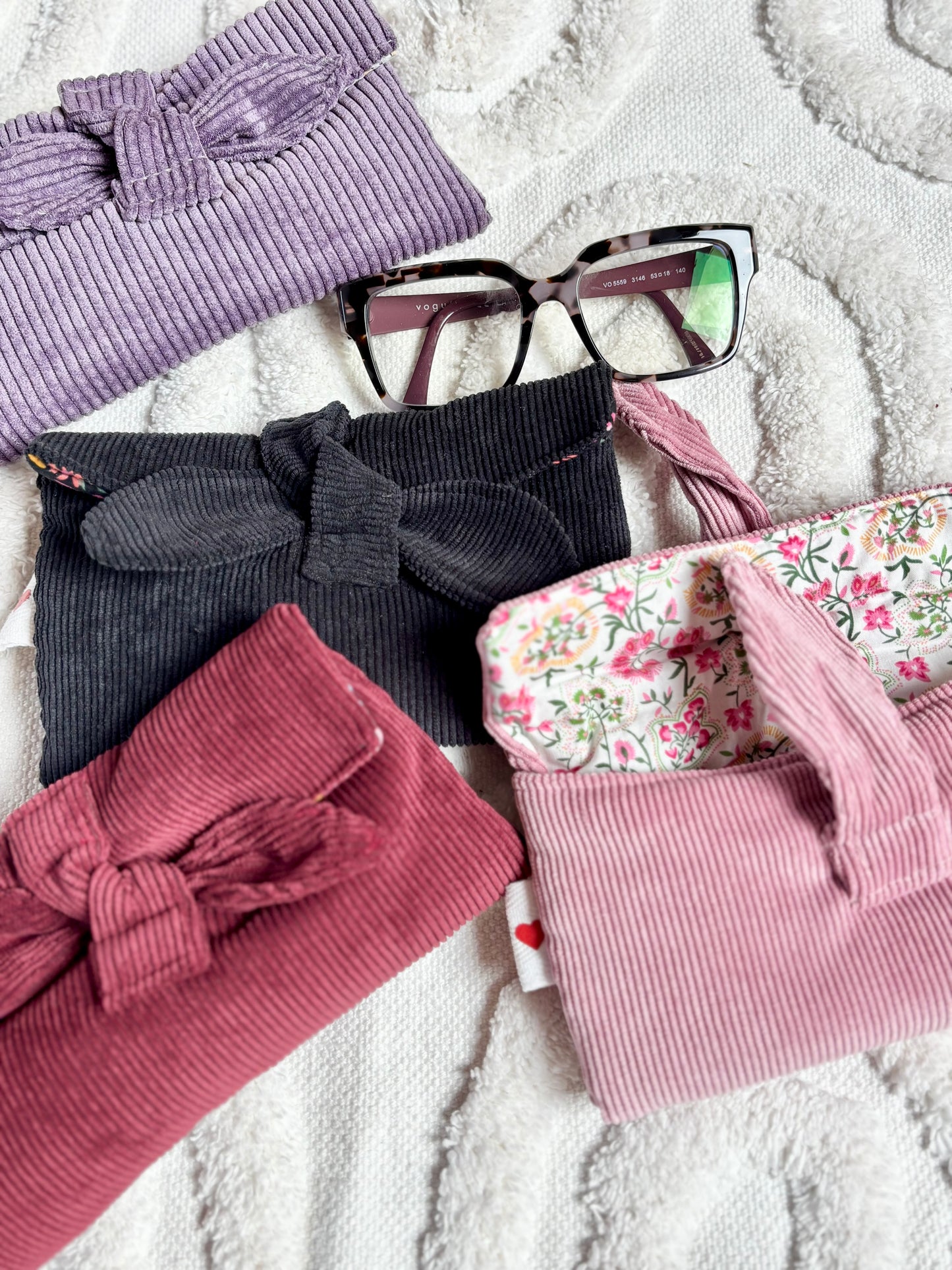 Pochette Alma velours cotelé