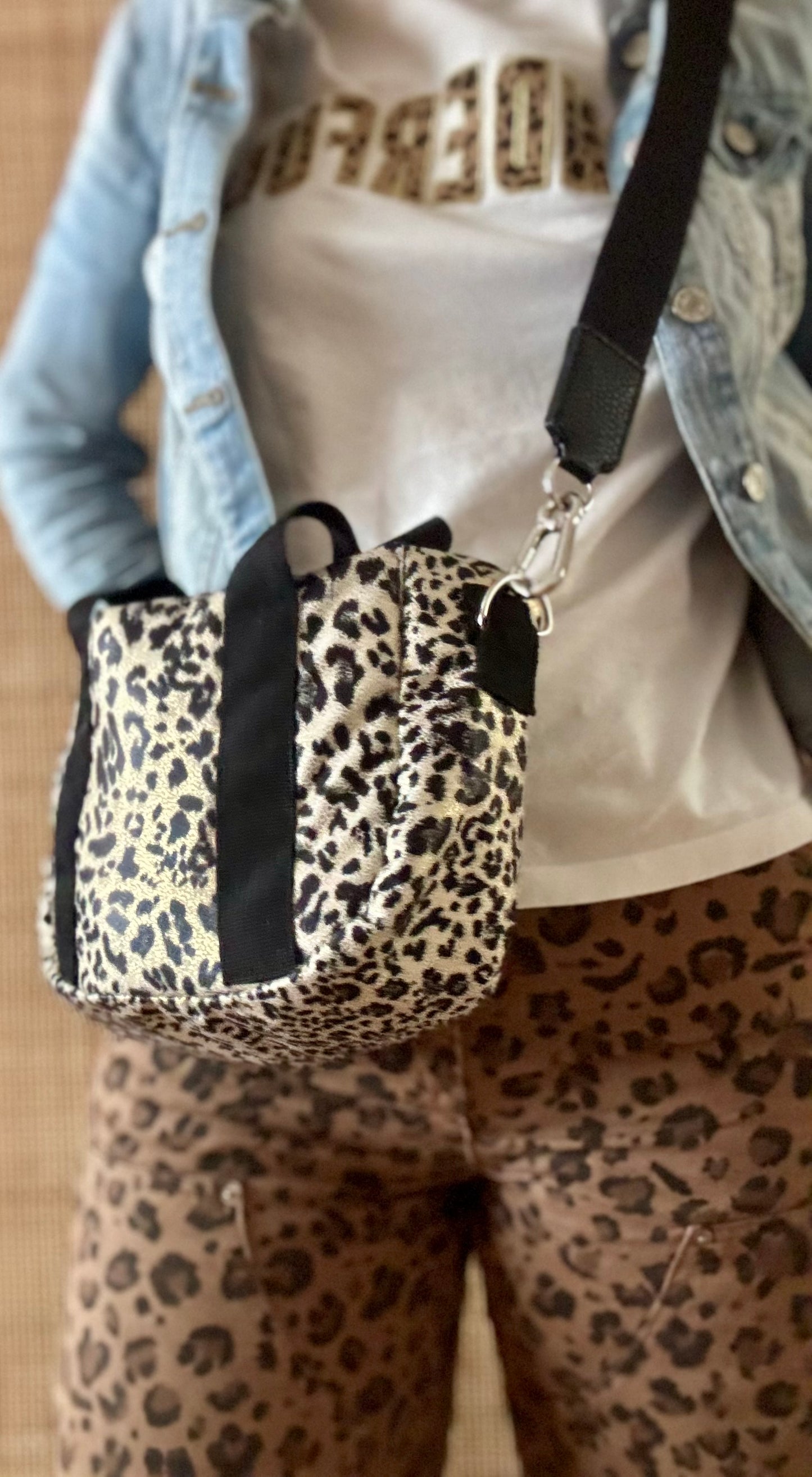Sac Sole SueGiu –Leopard Or | Édition Limitée