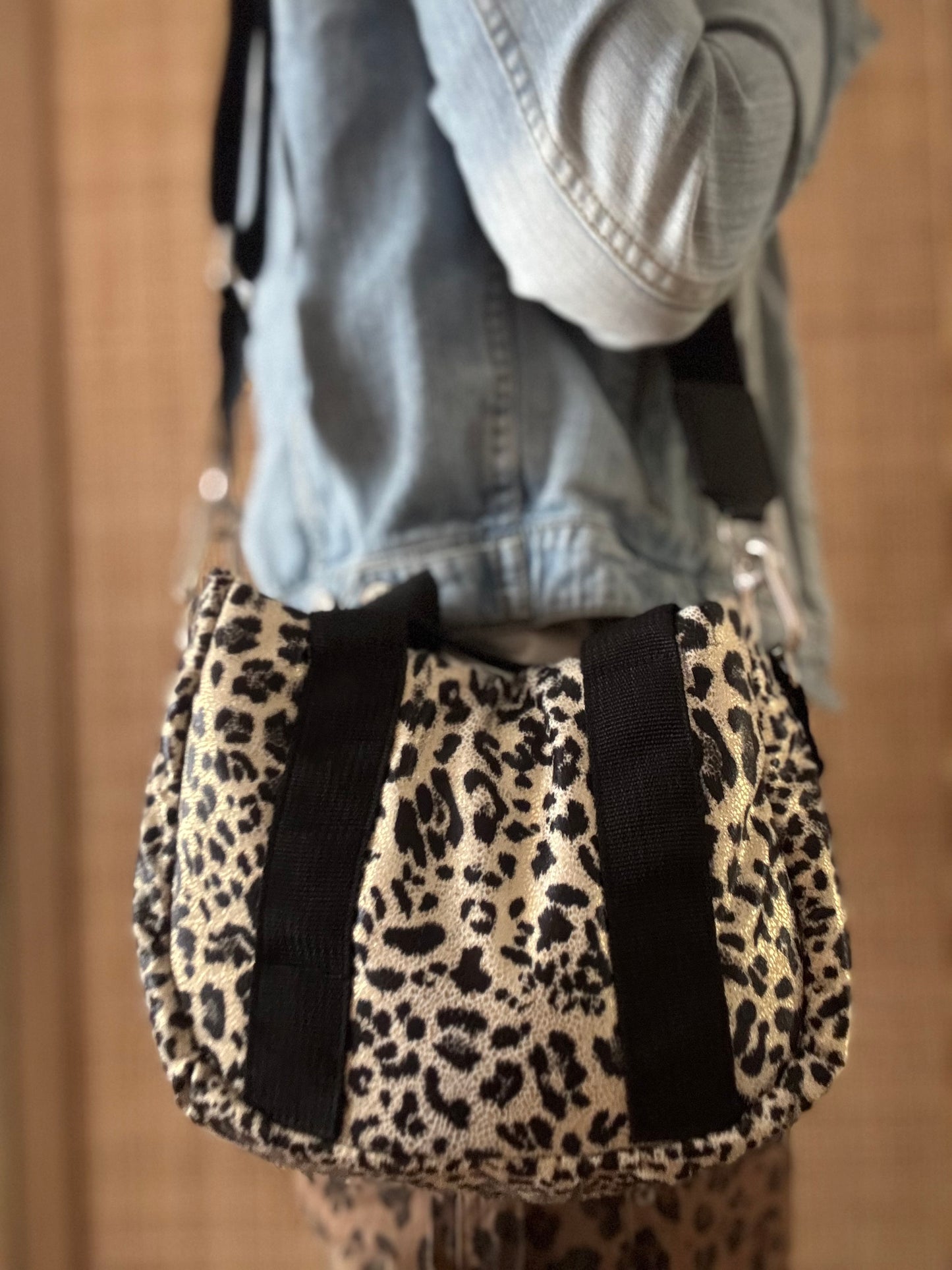 Sac Sole SueGiu –Leopard Or | Édition Limitée