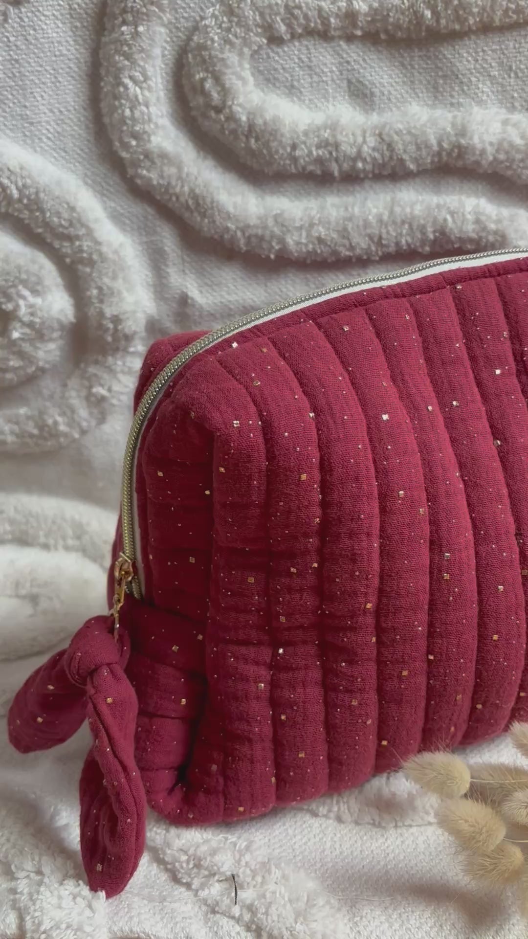 Trousse de toilette haute Alta SueGiu pour bébé, personnalisable en tissu extérieur et intérieur