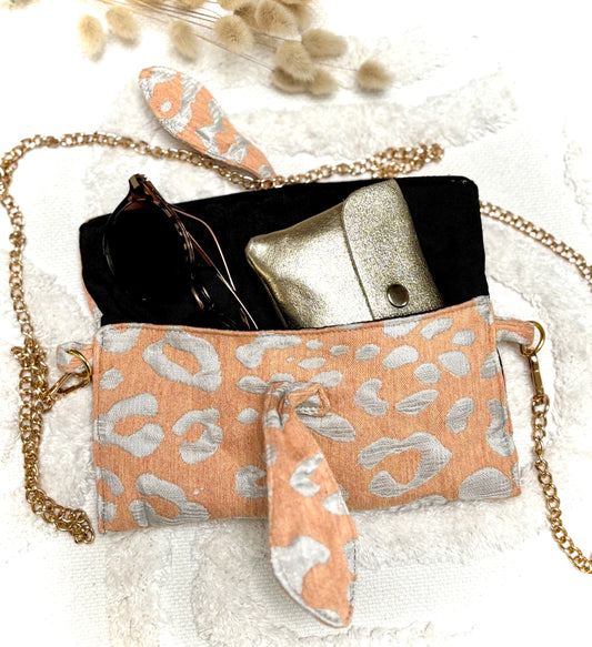 Pochette Alma léopard orange (édition ultra limitée)
