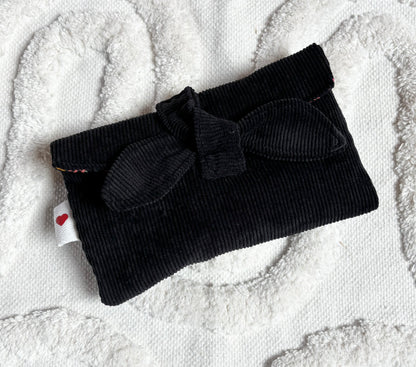 Pochette Alma velours cotelé