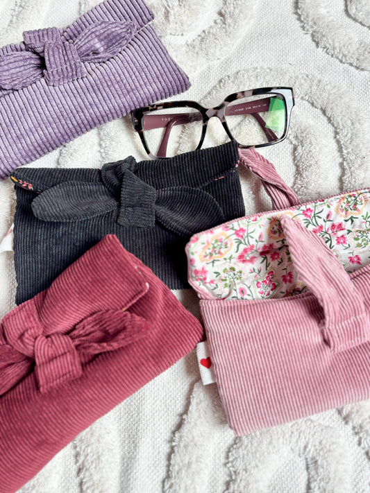Pochette Alma velours cotelé